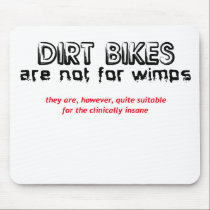 Clinically Insane - Dirt Bike Motocross mousepads