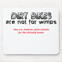 Clinically Insane - Dirt Bike Motocross Mouse Mats
