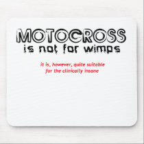 Clinically Insane - Motocross Mousepad mousepads