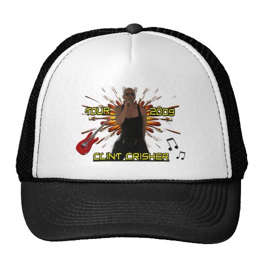 Clint Crisher 2009 Front/Back Mesh Hats