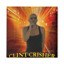 CLINT CRISHER UNDER THE DISCO BALL TOUR 2009 magnets by clintcrisher CLINT CRISHER UNDER THE DISCO BALL TOUR 2009 magnets