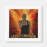 CLINT CRISHER UNDER THE DISCO BALL TOUR 2009 FRIDGE MAGNET