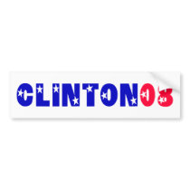 Clinton 08 bumper sticker