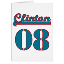 Clinton 2008 cards