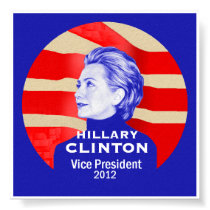 Clinton 2012 VP Poster posters