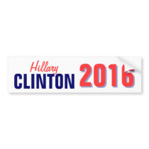 Clinton 2016 bumper sticker