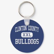 Clinton County - Bulldogs - High - Albany Kentucky keychains