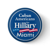 Clinton CUBANS MIAMI Button by samappleby Clinton CUBANS MIAMI Button
