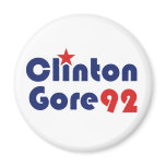 Clinton Gore 92 Retro Democrat Magnets