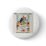 Clinton-Lies on Platter Button
