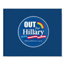 Clinton "Out" Poster Gay posters by samappleby Clinton "Out" Poster Gay posters