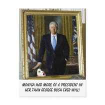 clinton_portrait_monica, Monica had more of a p... postcards