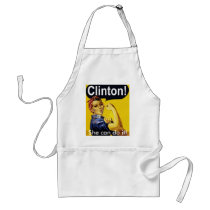 Clinton! She can do it! aprons
