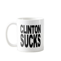 Clinton Sucks Mugs
