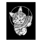 Clinton's Cat Poster print