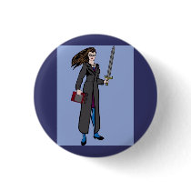 Clio Bluestocking, Superhero buttons