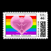 Clio Pride Postage Stamp