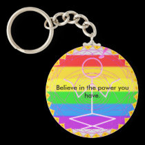 Clio Rainbow Mandala Keychain keychains