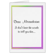 Clip Art Card card