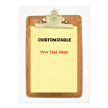 Clip Board & Paper Customize Custom Announcements