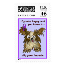 Clip Your Hounds Custom Postage Stamps by zooogle Clip Your Hounds Custom Postage Stamps