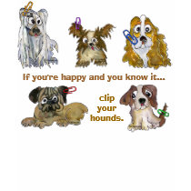 Clip Your Hounds Custom T-shirt Apparel by zooogle Clip Your Hounds Custom T-shirt Apparel