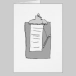 Clipboard Cartoon cards