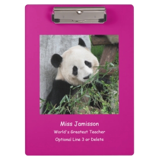 Clipboard, Giant Panda, World's Greatest Teacher