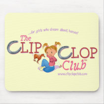 ClipClopClub Logo mousepad by ClipClopClub ClipClopClub Logo mousepad