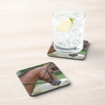 Clipped Pony Set of Coasters