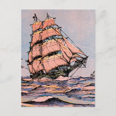 Clipper Ship Ann McKim Postcards