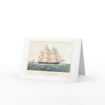 Clipper ship "Flying Cloud" (0397A) Card