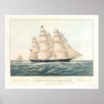 Clipper ship "Flying Cloud" (0397A) Posters