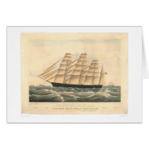 Clipper ship "Great Republic" (0398A) Card