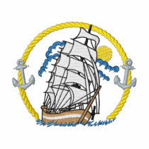 Clipper Ship Logo embroidered shirts