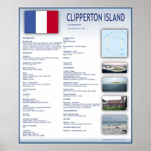 Clipperton Island Print
