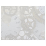 Clock cogs in ice letterhead design
