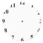 Clock Face Round Stickers