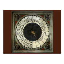 Clock in the Duomo by Uccello, Renaissance Art Post Cards
