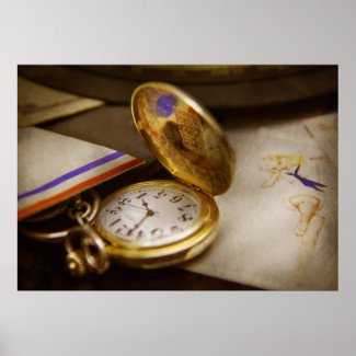 Clock Maker - Time never waits print