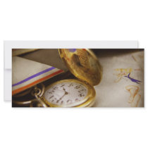 Clock Maker - Time never waits Rack Card