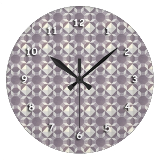 Clock - Purple Quilt Pattern