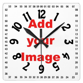Face Template Wall Clocks | Zazzle Square Clock Face Templates Free download