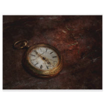 Clock - Time waits Full Color Flyer
