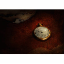 Clock - Time waits for nothing Acrylic Cut Out