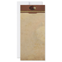 Clock - Time waits for nothing Custom Rack Cards