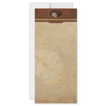 Clock - Time waits Rack Card Template