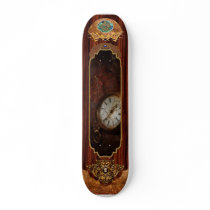 Clock - Time waits Skate Deck
