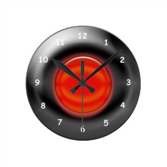 Clock - Tire and red hub cap