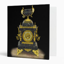 clock vinyl binder